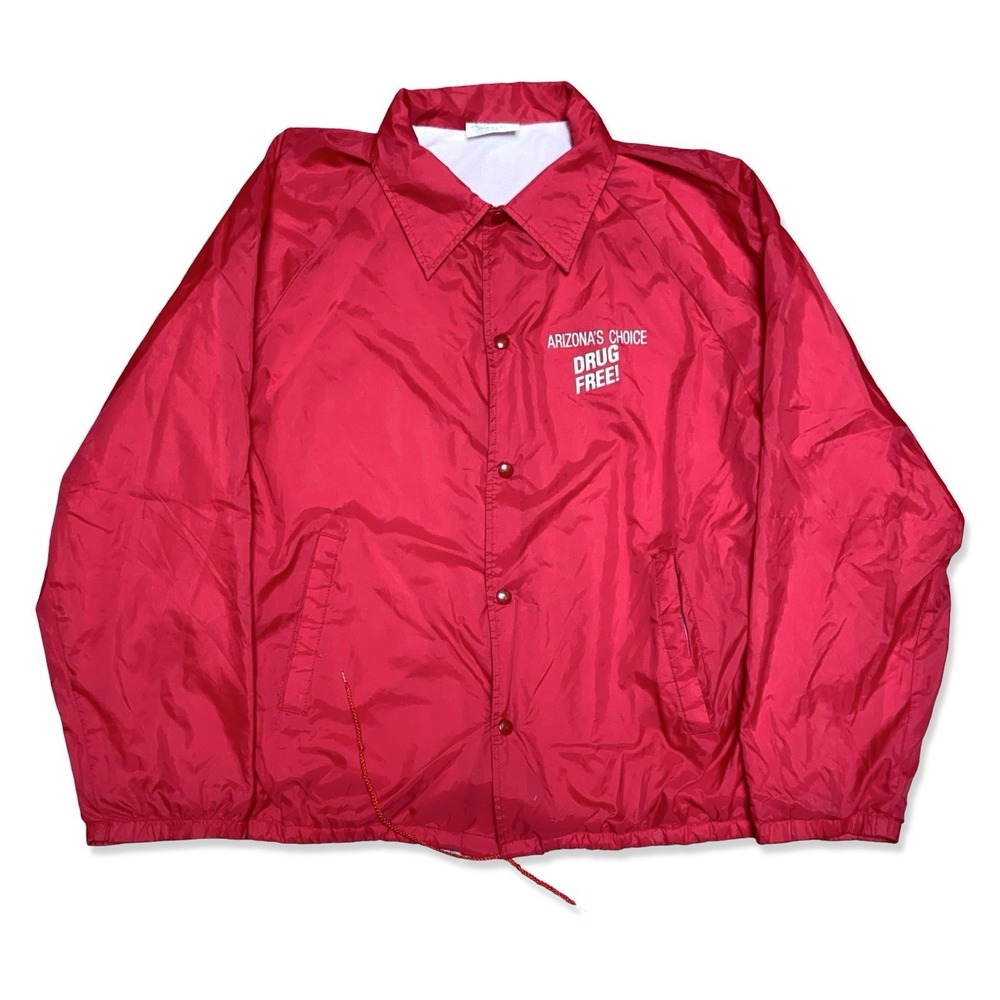 Vintage Arizona's Choice Drug Free 'Nylons' Windbreaker Jacket XL USA